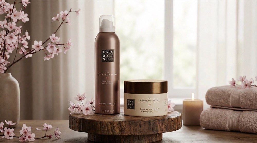 Huidverzorging productfoto — sakura collectie